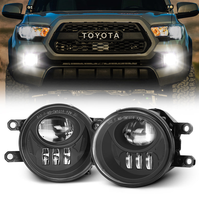 Roxmad LED Fog Lights with White Color for 2016-2023 Toyota Tacoma
