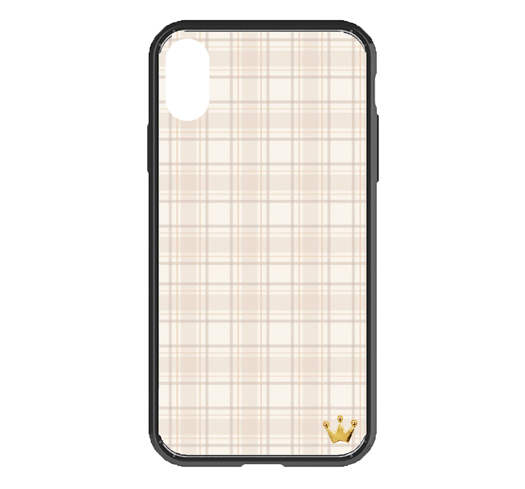 Ivory Plaid for iPhone Xs Max