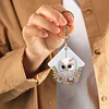 6Pcs DIY Diamond Painting Small Animal Double Sided Keychain