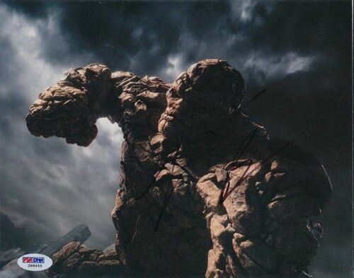 Jamie Bell as Ben Grimm / The Thing signed Fantastic Four 8x10 Photo Poster painting PSA COA (C)