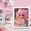 Cartoon Little Girl Diamond Art Painting Kits with Frame 