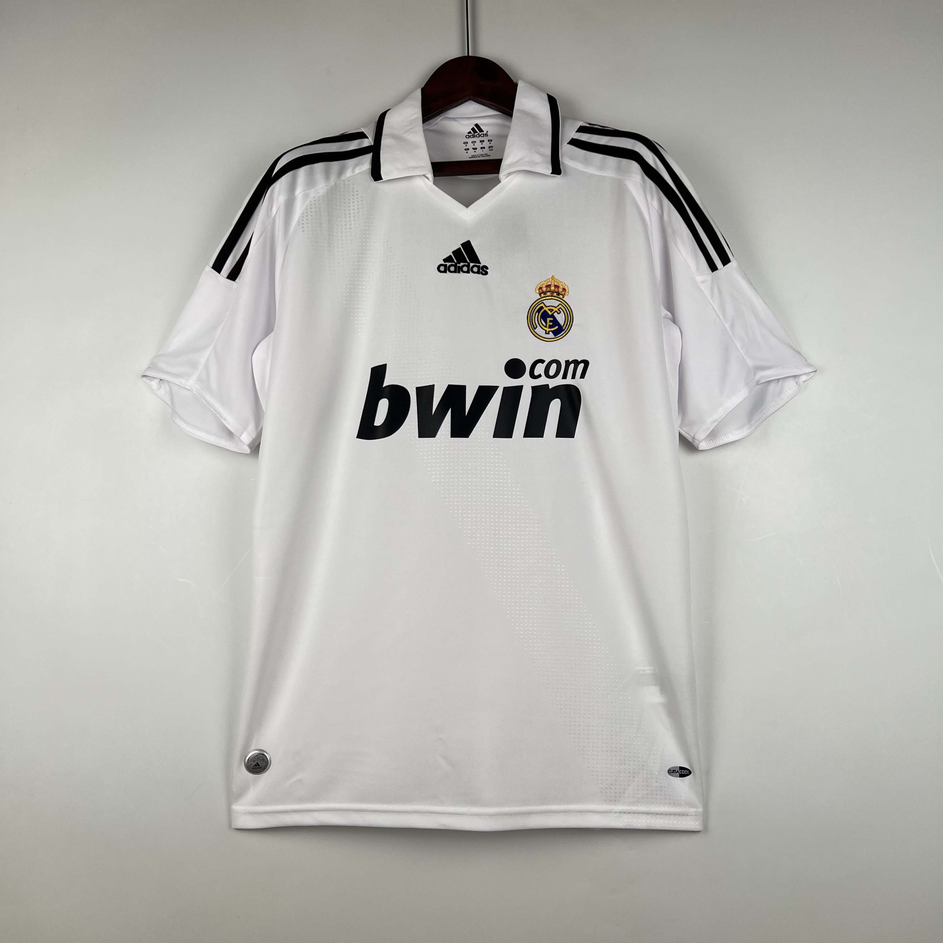2008-2009 Retro Real Madrid Home Football Shirt 1:1 Thai Quality