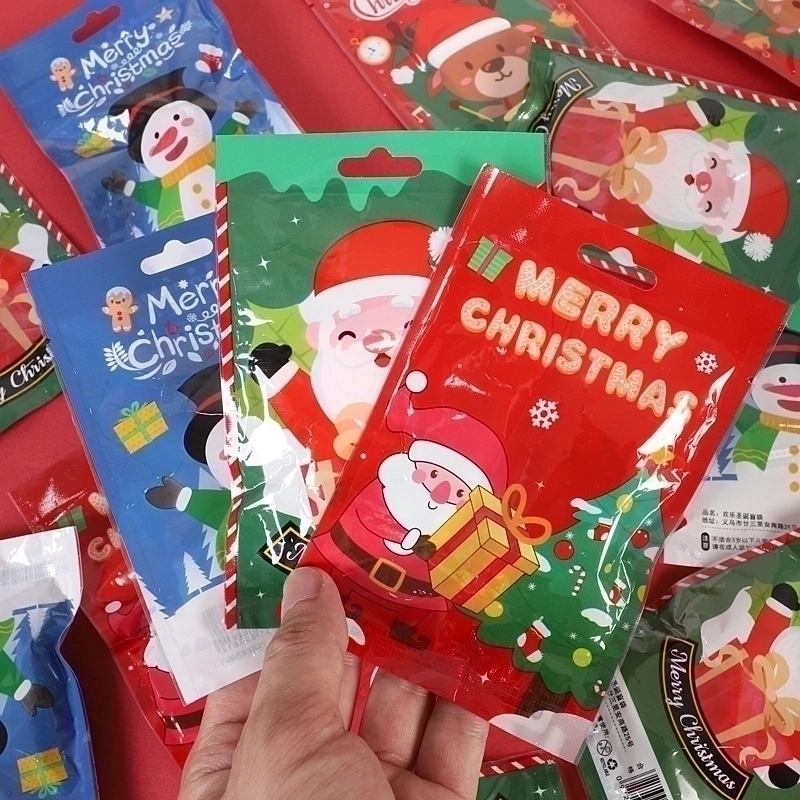 Christmas Cartoon Plastic Party Party Packs