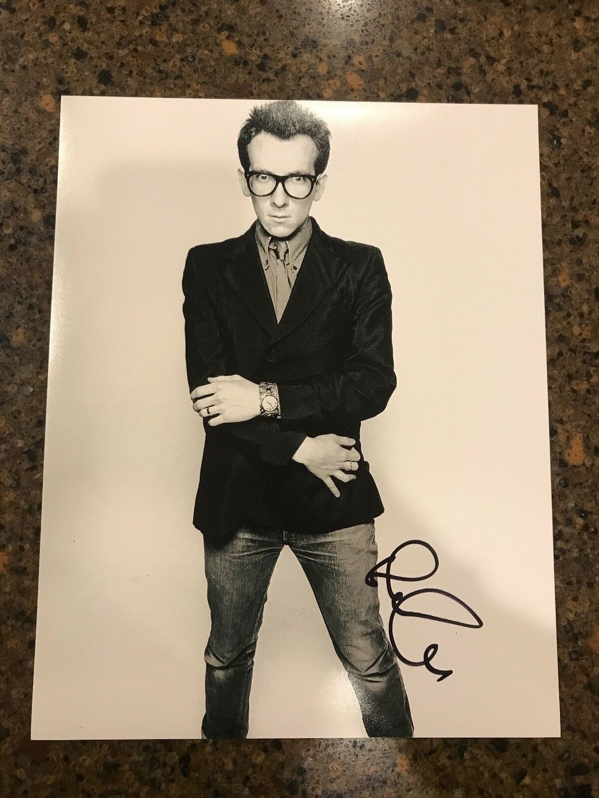 * ELVIS COSTELLO * signed autographed 11x14 Photo Poster painting * GET HAPPY * SHE * PROOF * 3