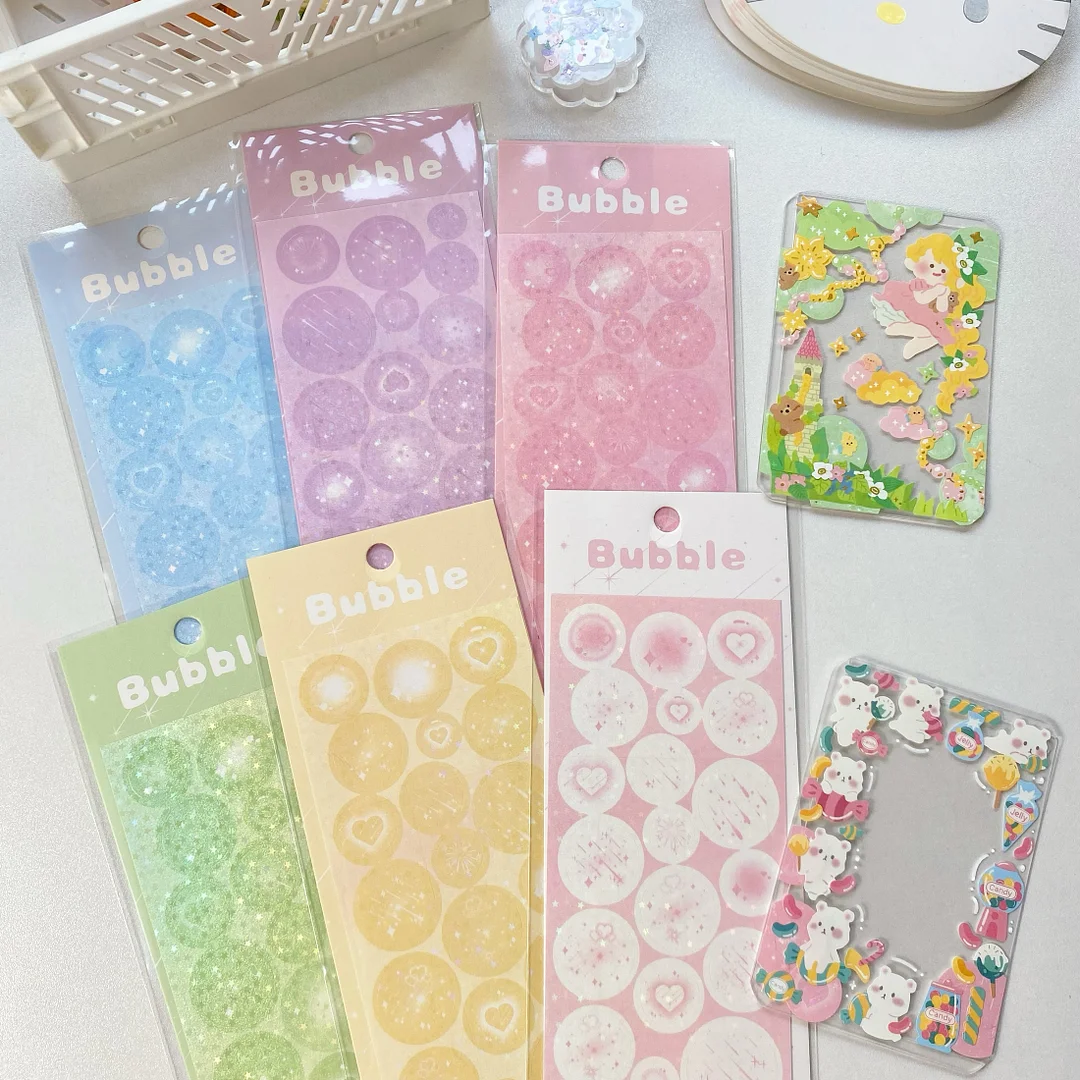 Fireworks Bubble Deco Stickers