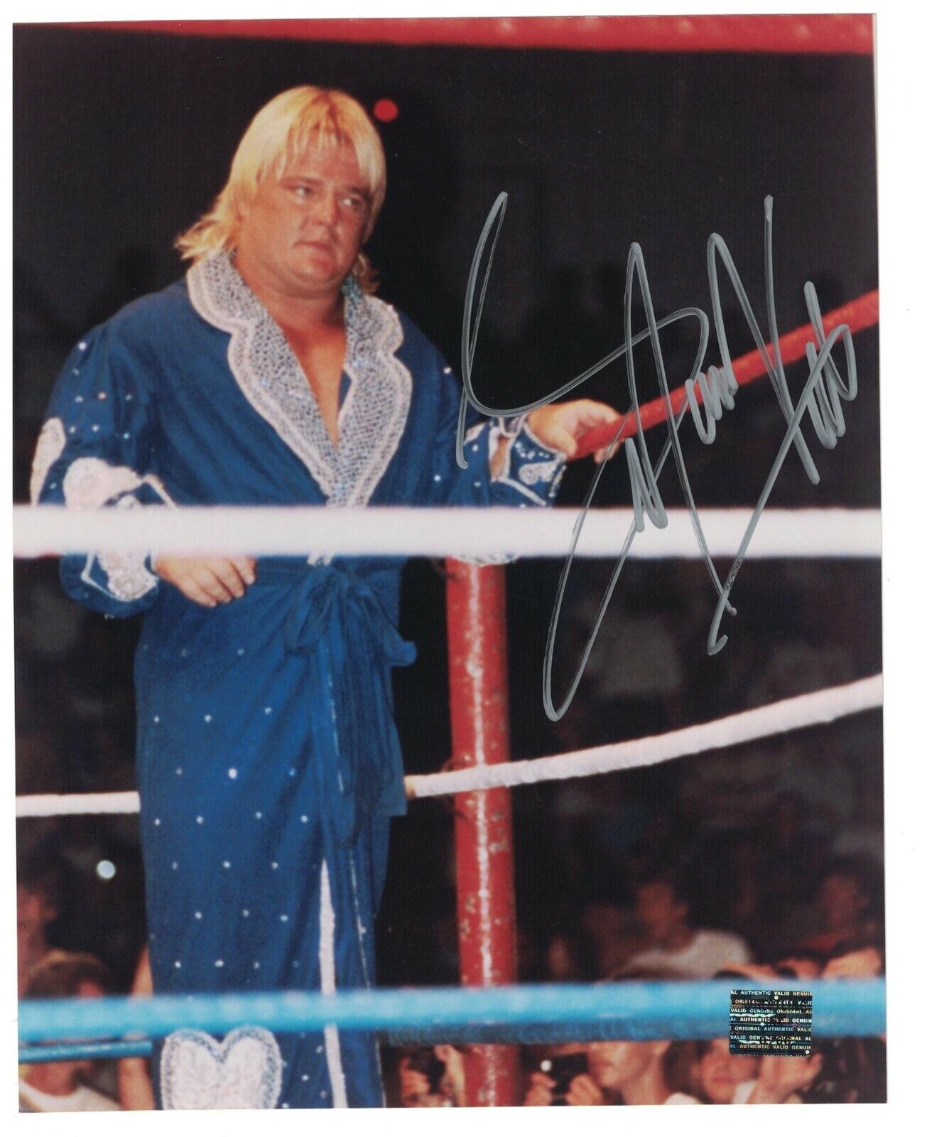 Greg The Hammer Valentine Signed Autographed 8x10 Photo Poster painting WWF B