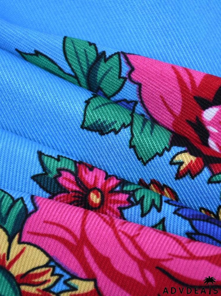 Flower Print Bandana