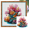 Undersea Coral-14CT Stamped Cross Stitch 60*60cm/23.62*23.62in(Big Size)