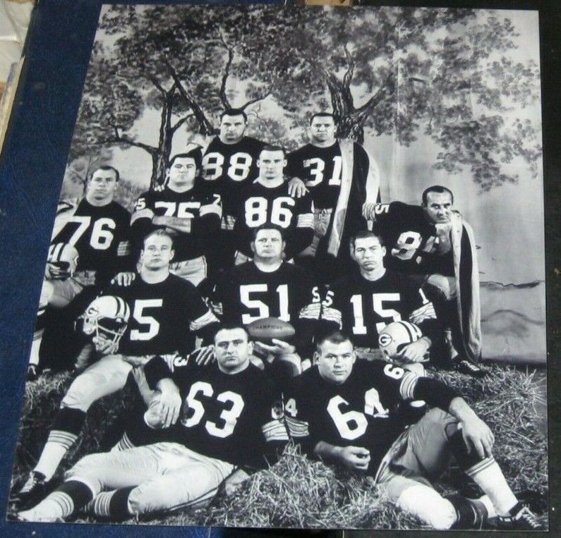 1960's GREEN BAY PACKERS VINTAGE UNSIGNED 8X10 Photo Poster painting FOOTBALL STARR TAYLOR KRAME