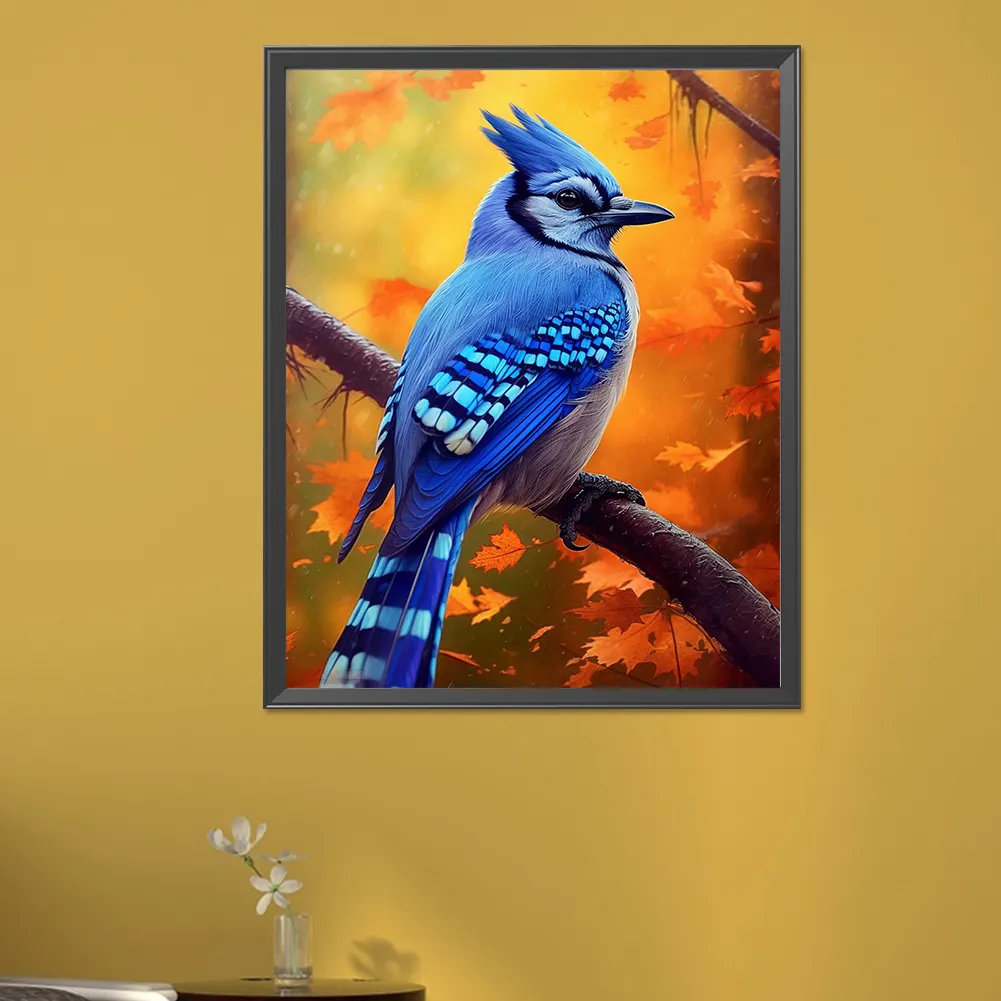 Full Round Diamond Painting 40*50cm - Bluebird
