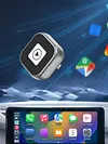 2 in 1 Wireless CarPlay Android Auto Adapter Plug & Play for Factory Wired Cars