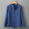 Men's Cotton and Linen Casual Shirts