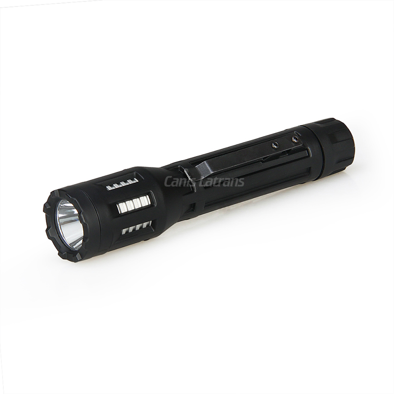Rechargeable led flashlight L2 CREE 300lm 7000k 9V Flashlight black - HaikeWargame