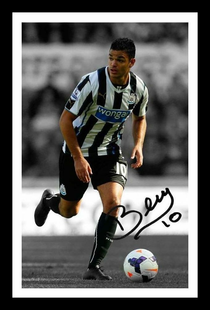 Hatem Ben Arfa - Newcastle United Autograph Signed & Framed Photo Poster painting