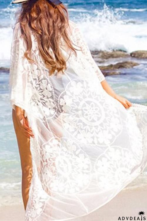 Knot Lace Cover Up