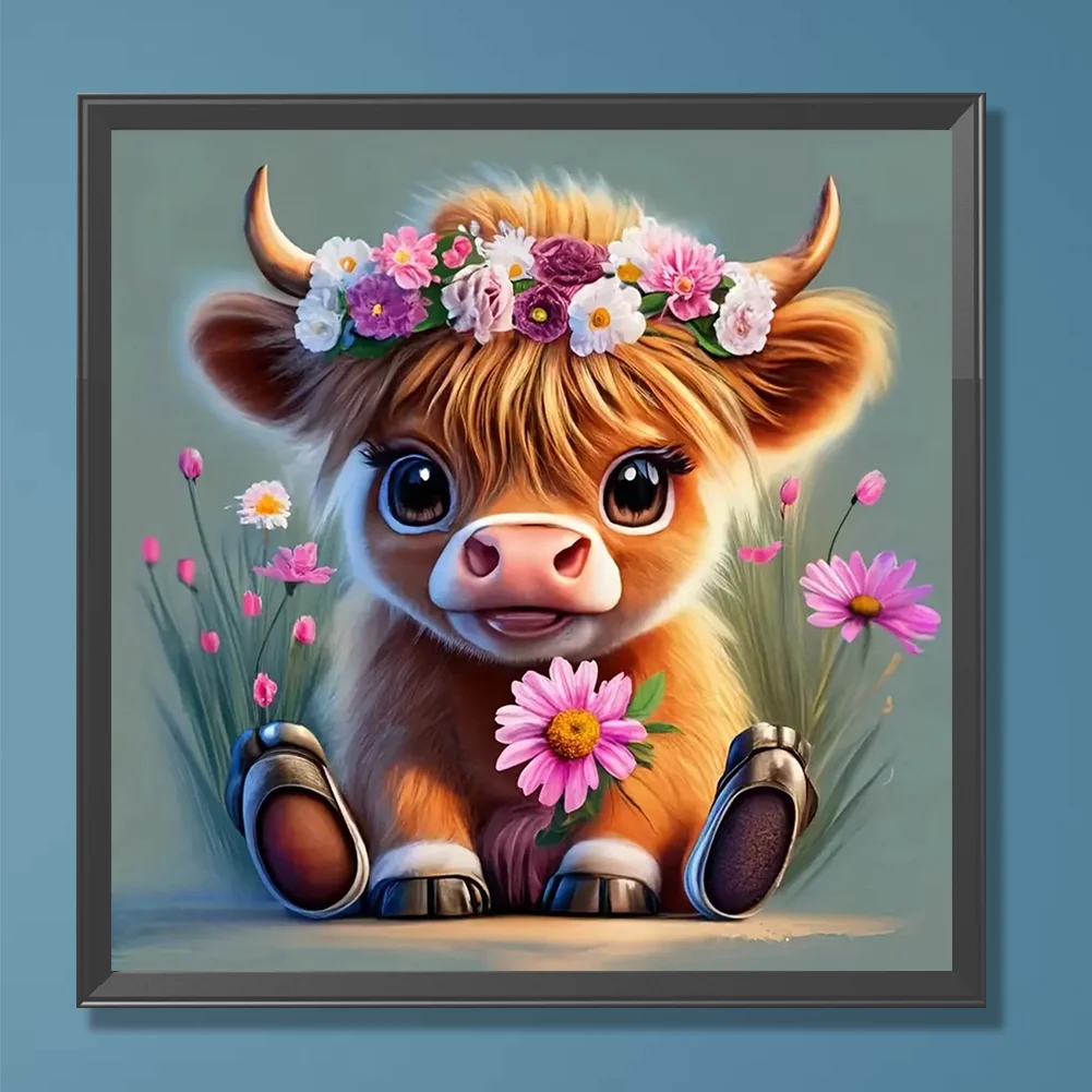 Diamond Painting - Full Round Drill - Flower Yak(Canvas|30*30cm)