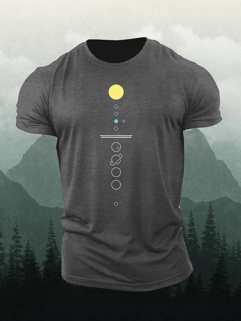 Men's Minimum Interstellar Space Short-Sleeved Shirt in  mildstyles