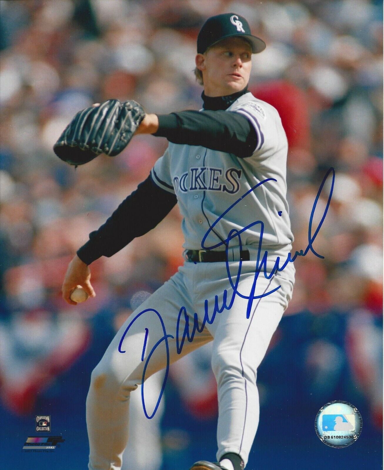 David Nied autographed 8x10 Colorado Rockies#1