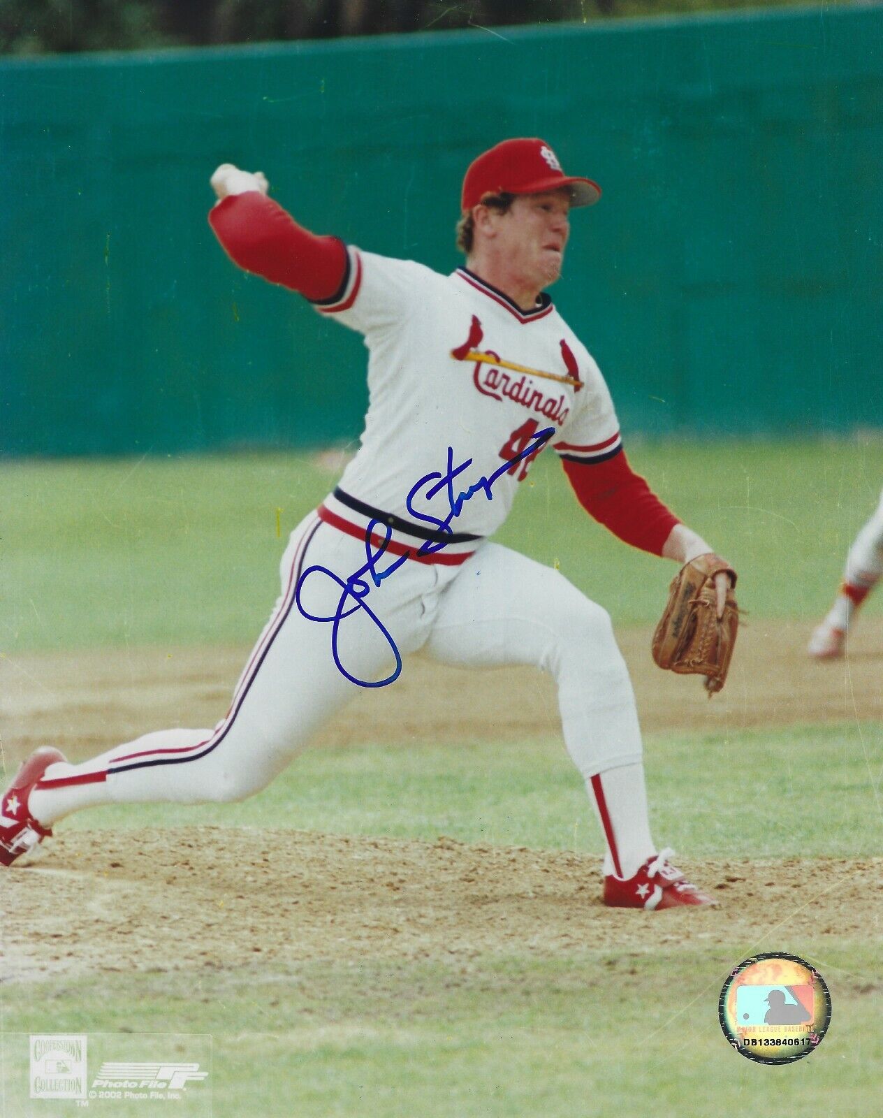 Autographed JOHN STUPER St. Louis Cardinals 8x10 Photo Poster painting w/ COA