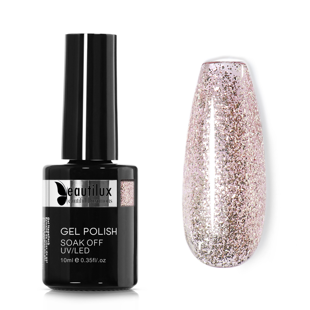 NAIL GEL GLITTER COLOR| PLATINUM | PP-04