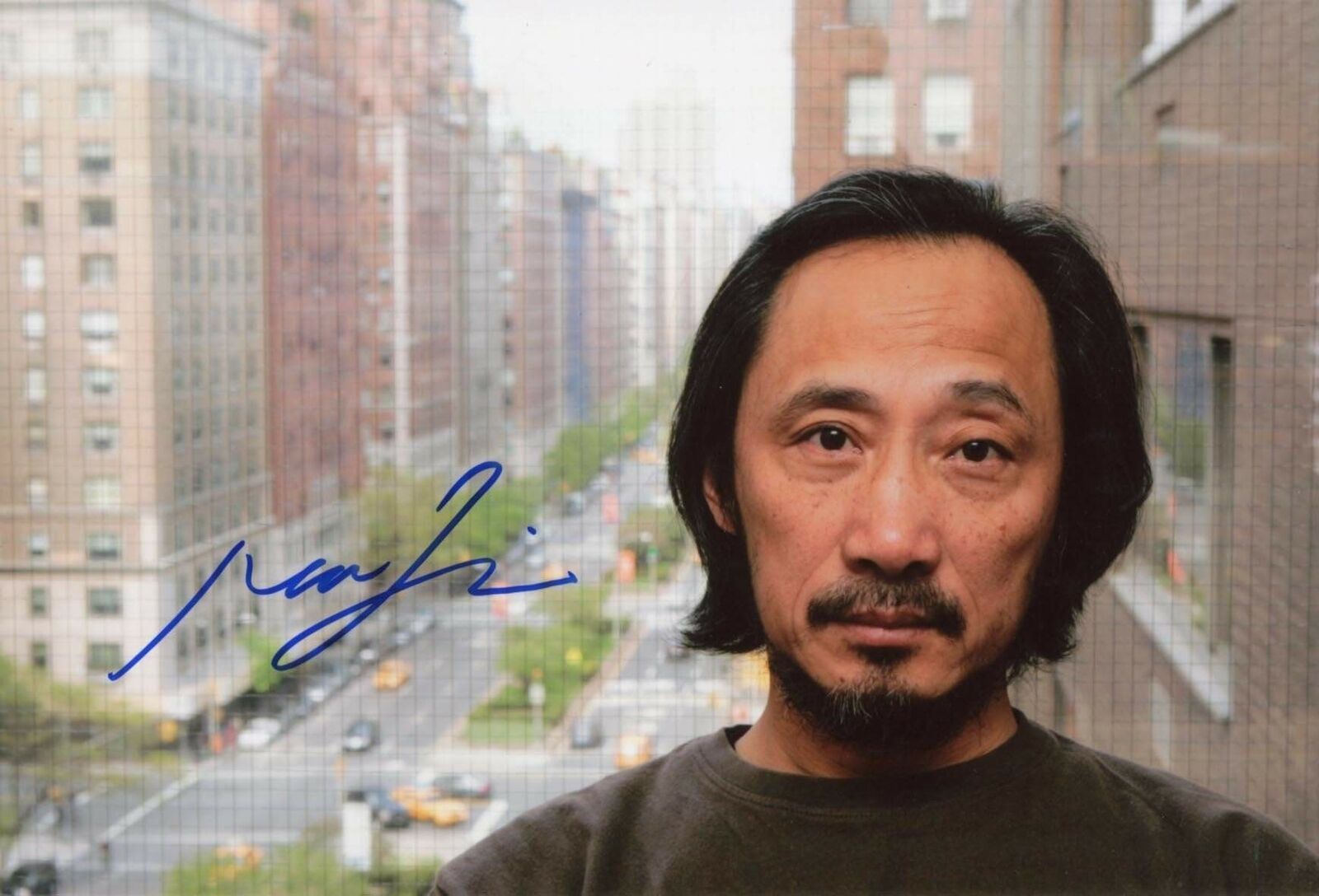BEIJING COMA WRITER Ma Jian autograph, In-Person signed Photo Poster painting