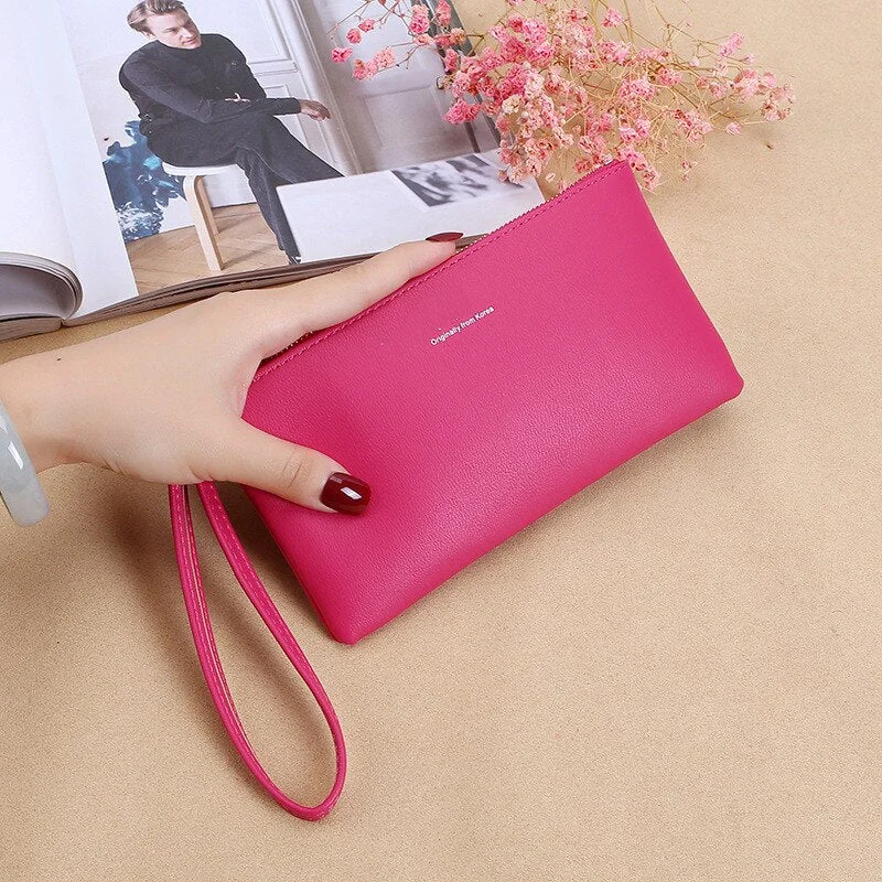 2021 New Zipper Ladies Long Wallet Coin Purse Wallet PU Fashion Clutch Bag Large Capacity Ladies Wallet