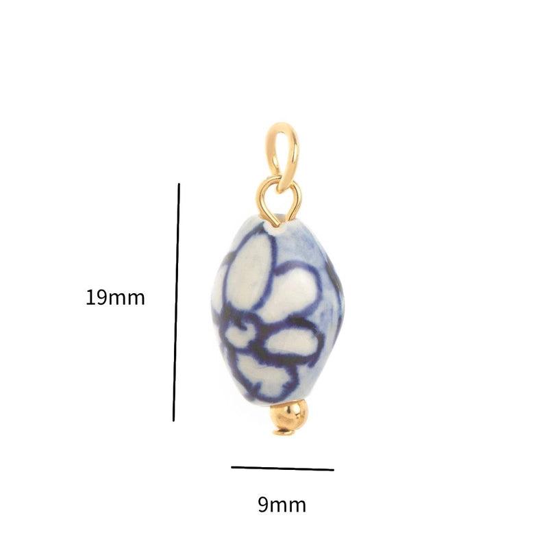 1 Piece 14*18MM 304 Stainless Steel Zircon Geometric Polished Pendant Jewelry Accessories