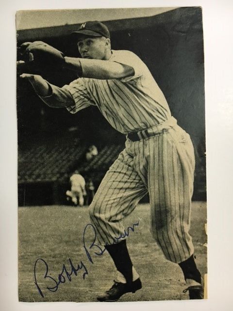 Bobby Brown NYY/AL Pres. Signed Magazine Photo Poster painting(2x4) 1950-60s Debut JSA Precert