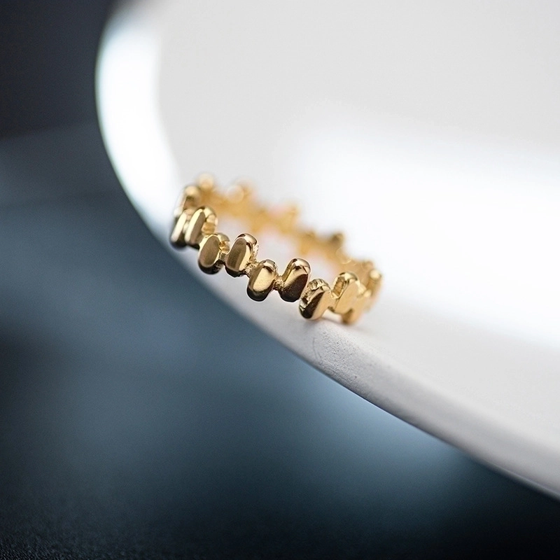 Fashion 304 Stainless Steel No Inlaid 18K Gold Plated