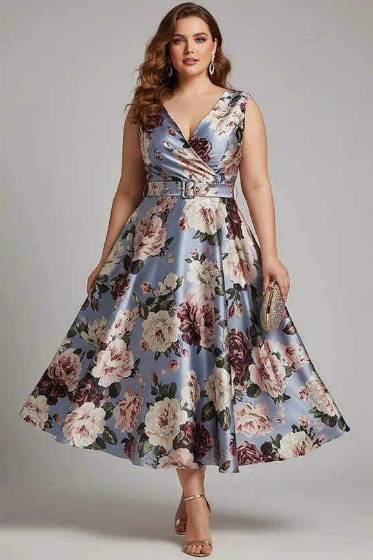 dusty rose sparkly bridesmaid dresses One-Shoulder Sequins Plus Size Bridesmaid Dress with Pockets main image 1