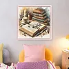 Books And Coffee-11CT Stamped Cross Stitch 40*40cm/15.75*15.75in