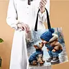 Boy And Dog-11CT DIY Stamped Cross Stitch Shopping Bag 40*40cm