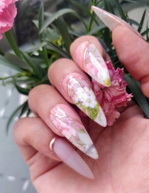 Captivating Charm of Flower Nail Artistry