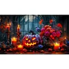 (70*40cm)Halloween Pumpkin Lantern - Full Round Drill Diamond Painting