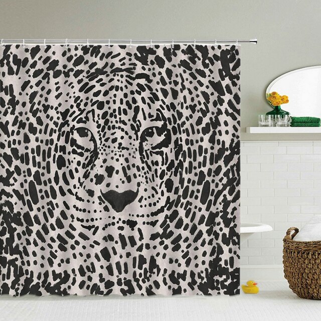 

Shower Curtain – Animal leopard-180*180cm, 501 Original