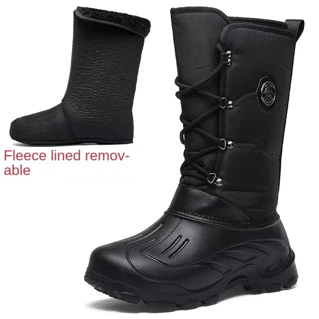 Letclo™  Winter Men's Outdoor Work Boots Warm Waterproof letclo Letclo