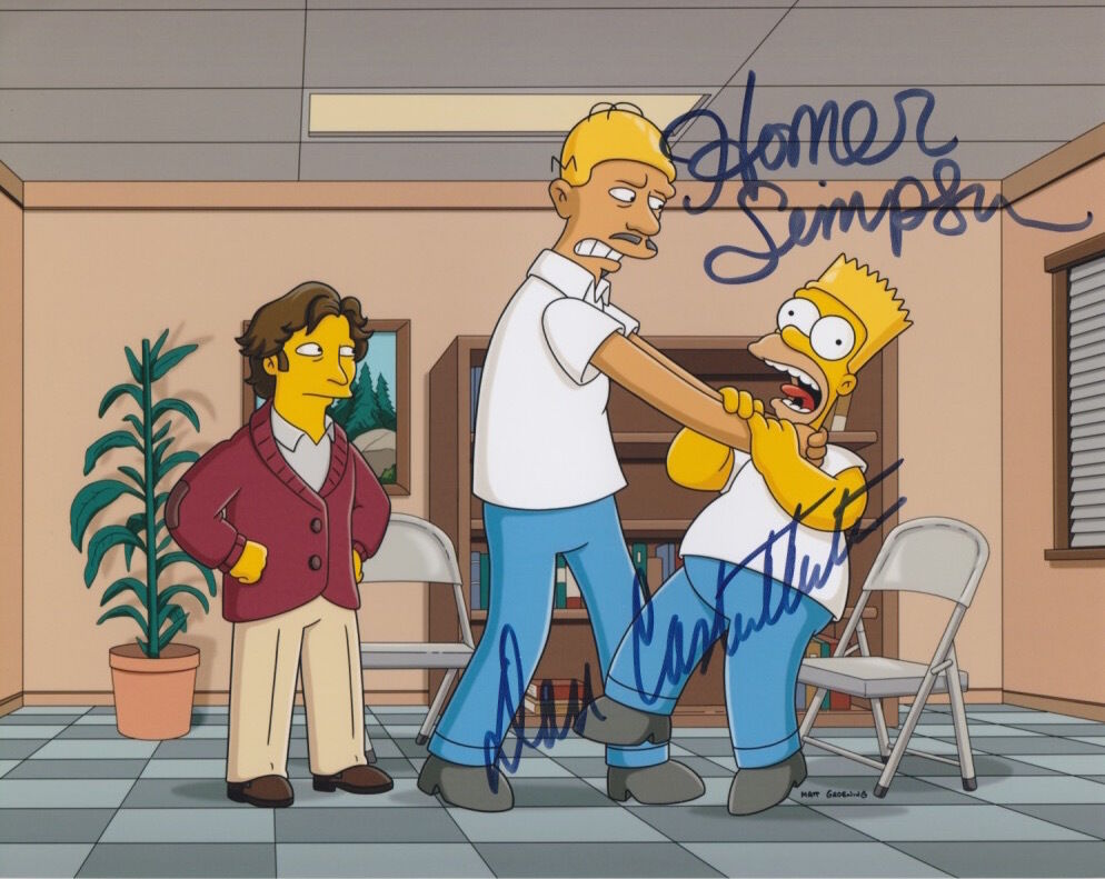 Dan Castellaneta (Homer- The Simpsons) signed authentic 8x10 Photo Poster painting COA