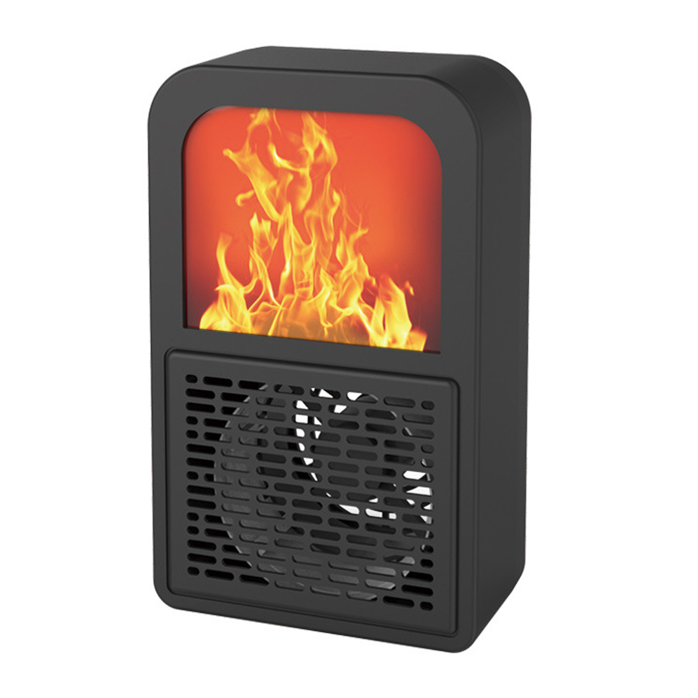 

3D Flame Fireplace Heater Winter Home Desktop Mini Electric Warmer Machine, 501 Original