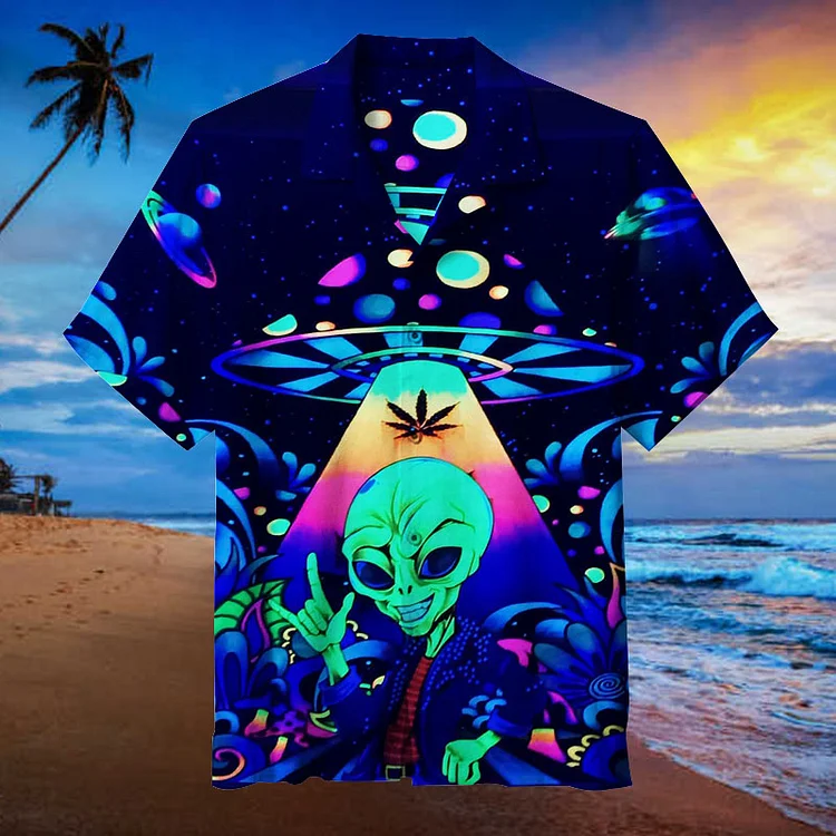 Psychedelic Marijuana | Unisex Hawaiian Shirt