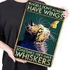 Cat - Metal Tin Signs(8*12Inch/12*16Inch) - Animal