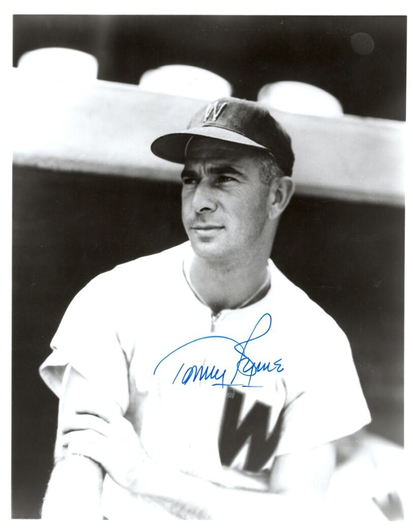 Autographed 8X10 TOMMY BYRNE Washington Senators Photo Poster painting - w/COA