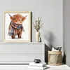 Cute Yak - 18CT Stamped Cross Stitch - 40*45cm - Animal