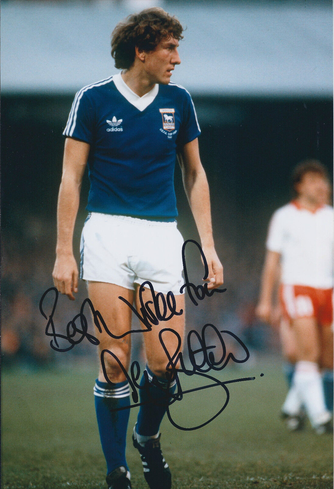 Terry BUTCHER Signed 12x8 Photo Poster painting AFTAL COA Autograph ENGLAND Ipswich Town LEGEND