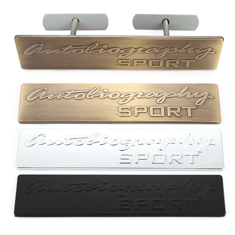 Autobiography Sport  Stickers Emblem Hood Grille Badge Badge Decal for Ranger Rover voiturehub dxncar