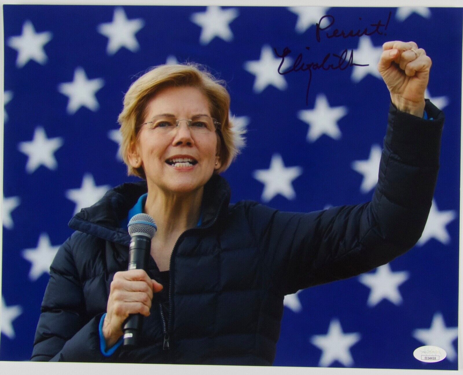 Elizabeth Warren JSA Autograph Signed Photo Poster painting COA 11 x14 Senator