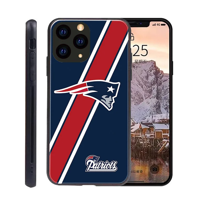 New England Patriots Tempered Glass IPhone Case