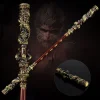 Popular Game "Black Myth: Wukong" Ruyi Jingu Bang Metal Weapon 11.8 inches, copper
