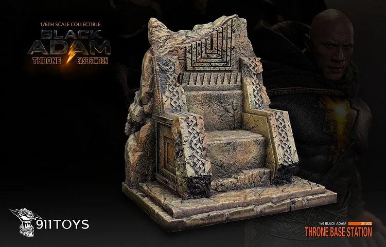 Black Adam On Throne 1/4 Statue - Queen Studios (Official)