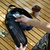 Camping Cookware Storage Bag Travel Tableware Pouch for Outdoor Picnic (Black)