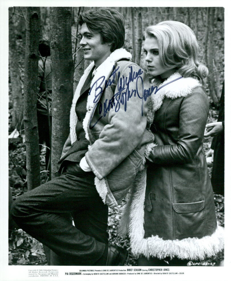 Christopher Jones (Brief Season) signed 8x10 Photo Poster painting COA